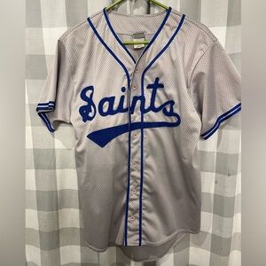 Ebbets Field Flannels St Paul Saints Gray and Blue Jersey